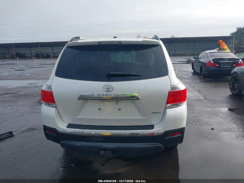 2013 Toyota Highlander Limited V6 VIN: 5TDDK3EH3DS250847 Lot: 43942109