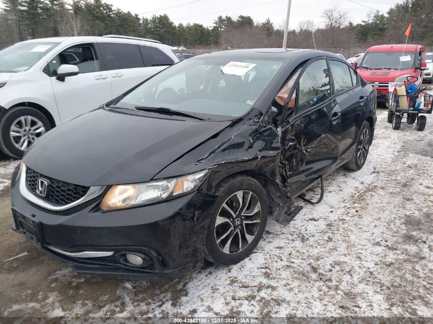 2013 Honda Civic Ex-L VIN: 19XFB2F97DE267929 Lot: 43942108
