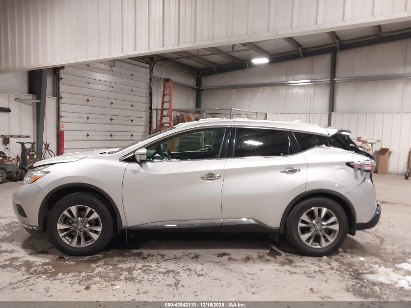2016 Nissan Murano Sl VIN: 5N1AZ2MH1GN152965 Lot: 43942110