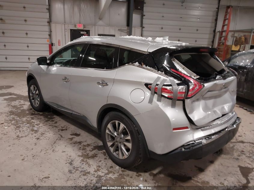 2016 Nissan Murano Sl VIN: 5N1AZ2MH1GN152965 Lot: 43942110