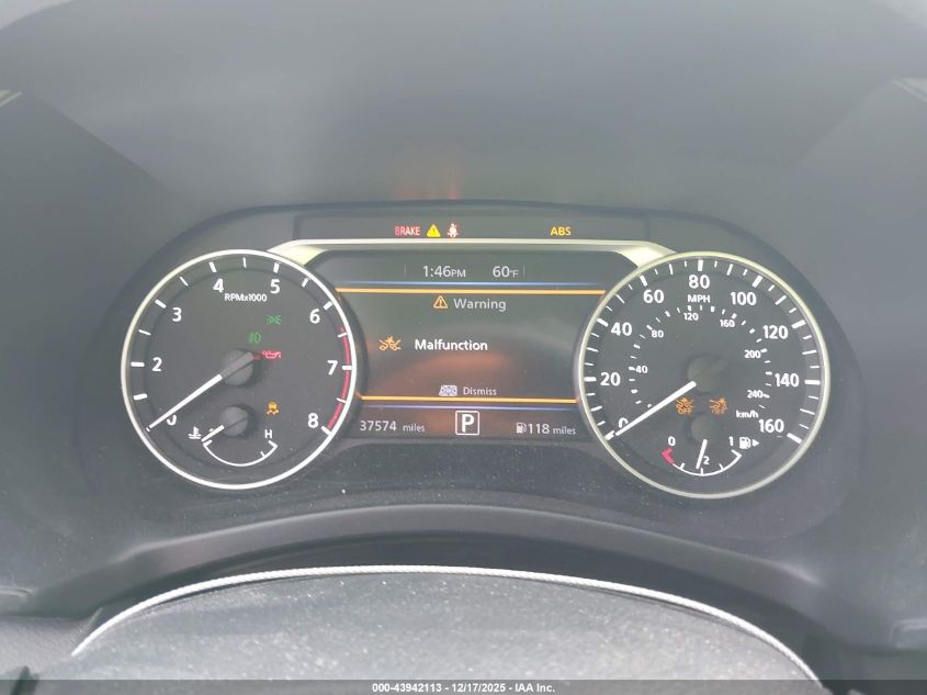 2021 Nissan Sentra Sr Xtronic Cvt VIN: 3N1AB8DV6MY224598 Lot: 43942113