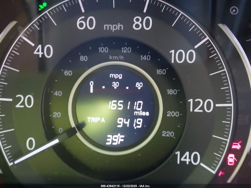 2012 Honda Cr-V Lx VIN: 2HKRM4H35CH611165 Lot: 43942115