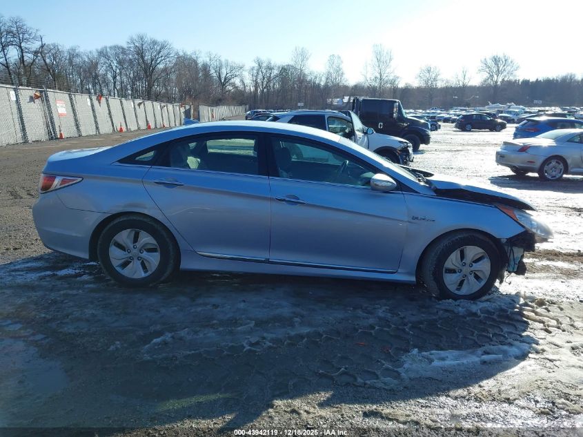 2013 Hyundai Sonata Hybrid VIN: KMHEC4A41DA074450 Lot: 43942119
