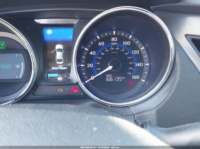 2013 Hyundai Sonata Hybrid VIN: KMHEC4A41DA074450 Lot: 43942119