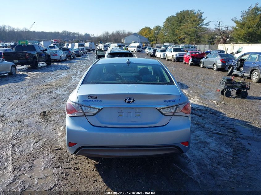 2013 Hyundai Sonata Hybrid VIN: KMHEC4A41DA074450 Lot: 43942119