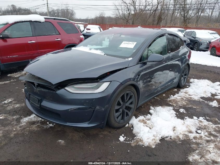 2023 Tesla Model X Dual Motor All-Wheel Drive/Standard Range VIN: 7SAXCDE59PF381086 Lot: 43942124