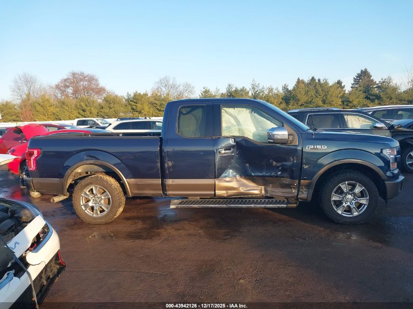 2016 Ford F-150 Lariat VIN: 1FTEX1CF6GFA98479 Lot: 43942126