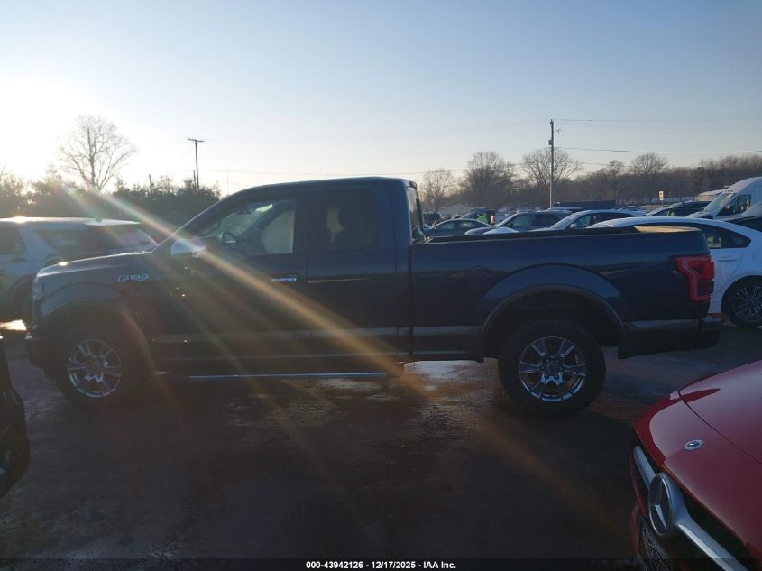 2016 Ford F-150 Lariat VIN: 1FTEX1CF6GFA98479 Lot: 43942126