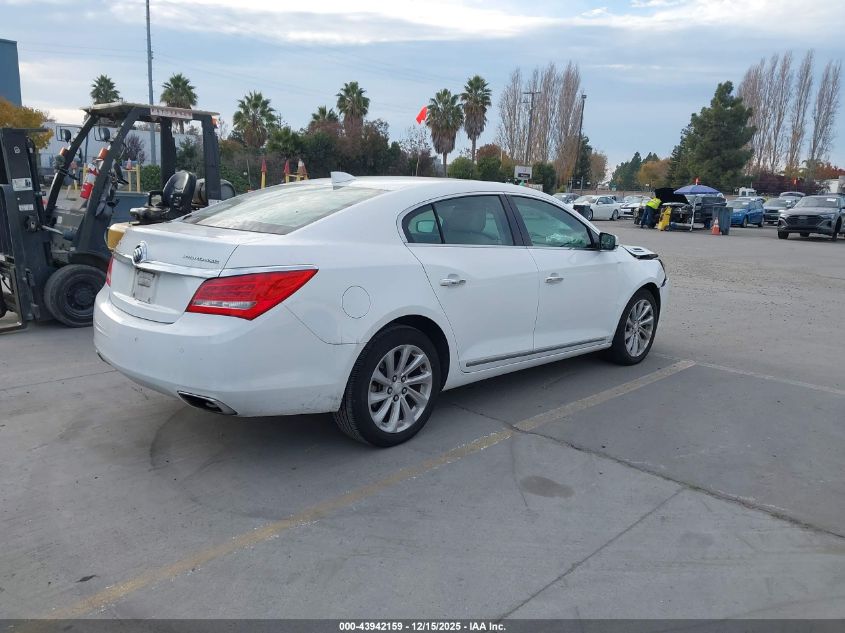 2016 Buick Lacrosse Leather VIN: 1G4GB5G3XGF203289 Lot: 43942159