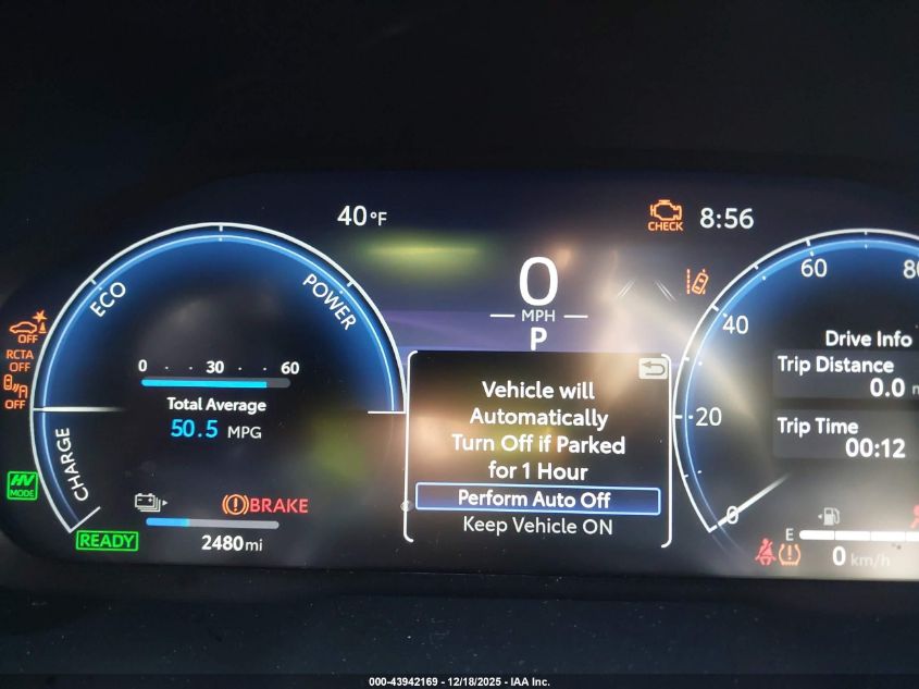 2025 Toyota Rav4 Plug-In Hybrid Xse VIN: JTMFB3FV1SD274196 Lot: 43942169