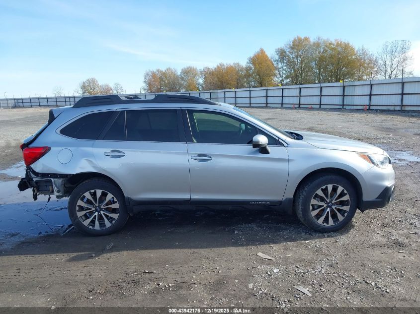 2017 Subaru Outback 2.5I Limited VIN: 4S4BSANC8H3240821 Lot: 43942176