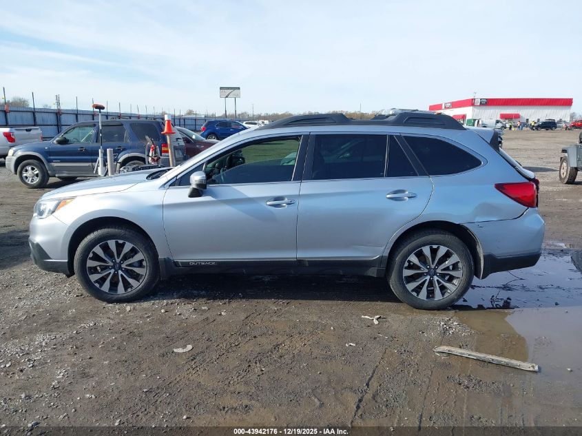 2017 Subaru Outback 2.5I Limited VIN: 4S4BSANC8H3240821 Lot: 43942176