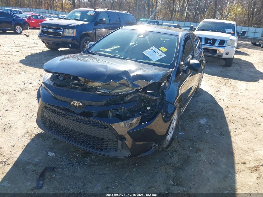 2020 Toyota Corolla Le VIN: JTDEPRAE2LJ043043 Lot: 43942178