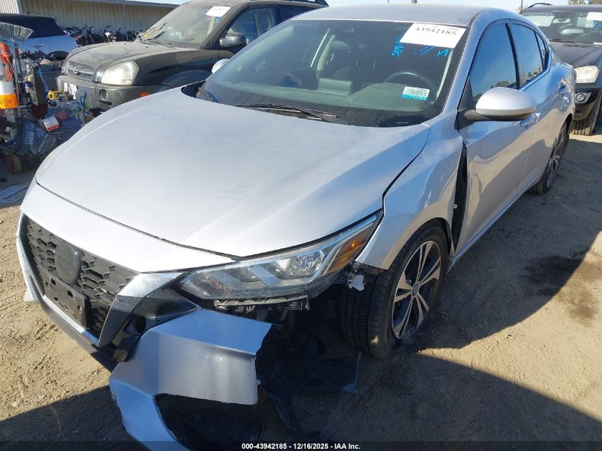 2021 Nissan Sentra Sv Xtronic Cvt VIN: 3N1AB8CV6MY331572 Lot: 43942185