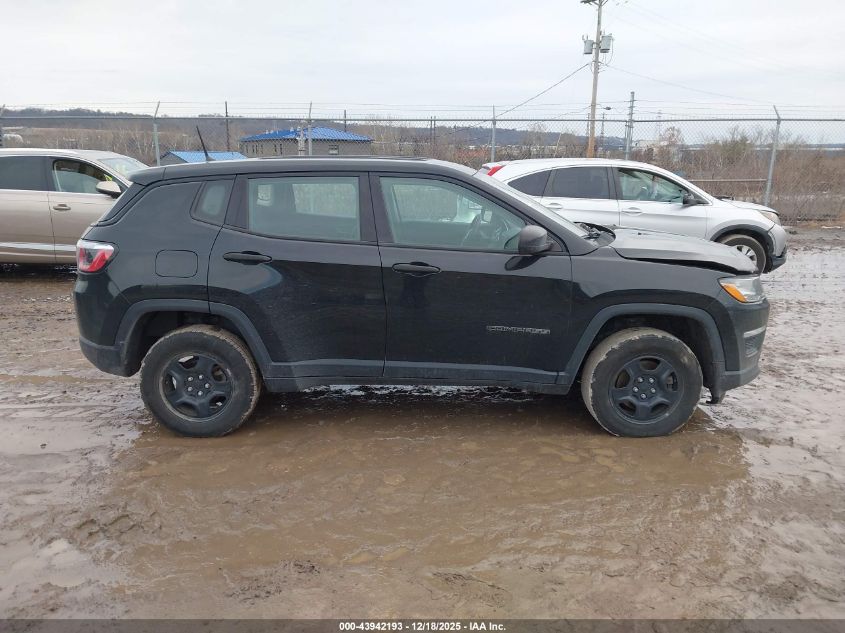 2018 Jeep Compass Sport 4X4 VIN: 3C4NJDAB1JT398379 Lot: 43942193