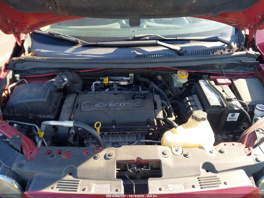 2013 Chevrolet Sonic Lt Auto VIN: 1G1JC6SHXD4182380 Lot: 43942197