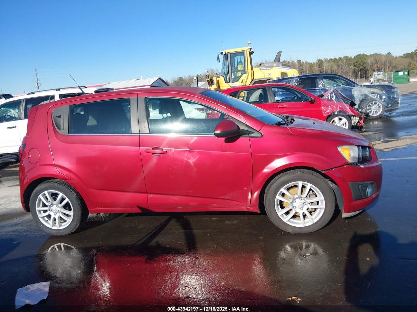 2013 Chevrolet Sonic Lt Auto VIN: 1G1JC6SHXD4182380 Lot: 43942197