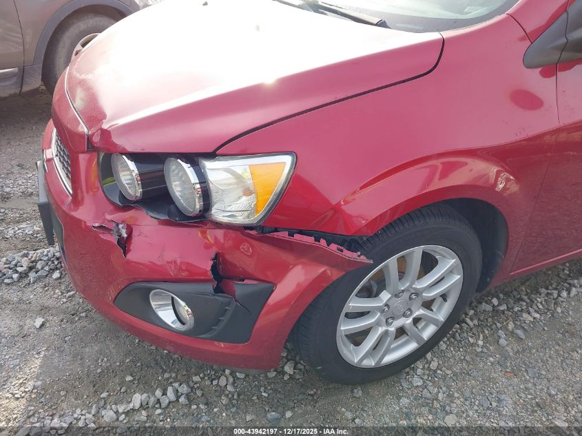 2013 Chevrolet Sonic Lt Auto VIN: 1G1JC6SHXD4182380 Lot: 43942197