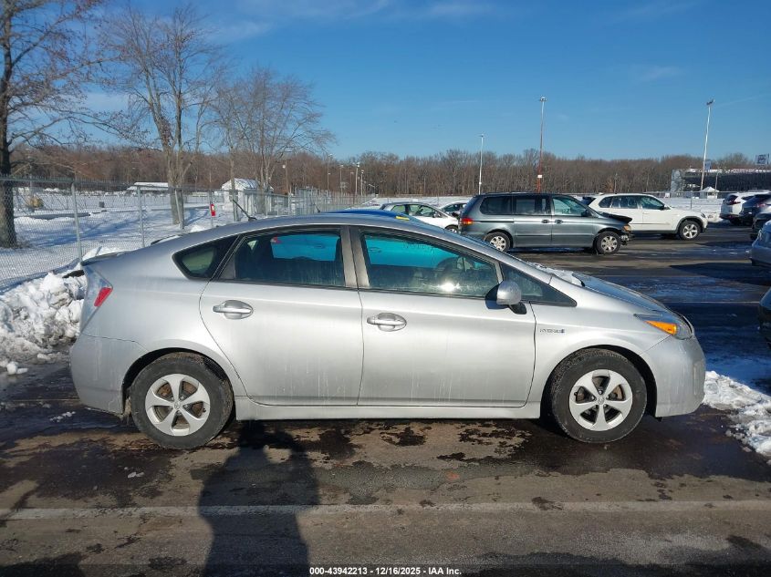 2012 Toyota Prius VIN: JTDKN3DU2C5398666 Lot: 43942213