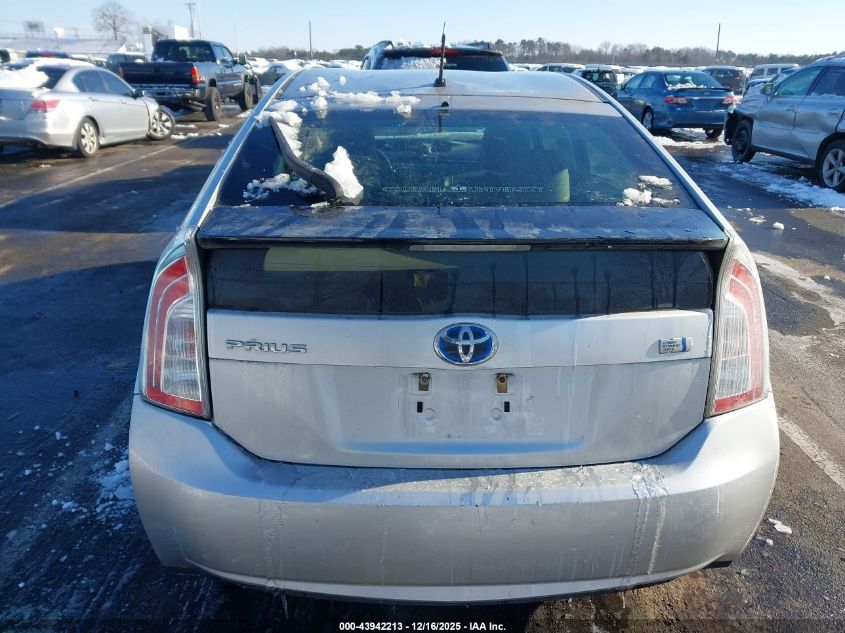 2012 Toyota Prius VIN: JTDKN3DU2C5398666 Lot: 43942213