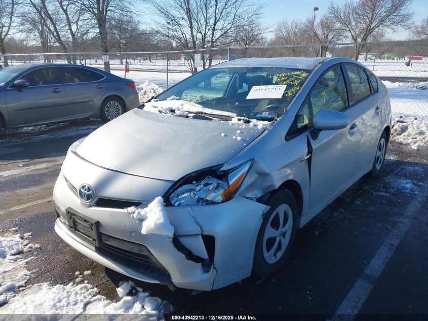 2012 Toyota Prius VIN: JTDKN3DU2C5398666 Lot: 43942213