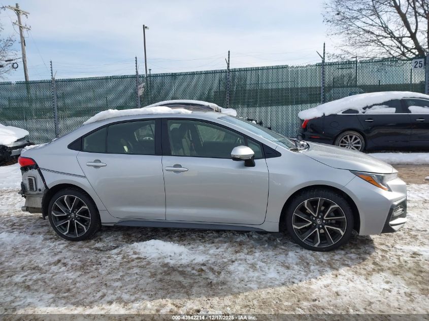 2022 Toyota Corolla Se VIN: JTDP4MCE1N3511935 Lot: 43942214