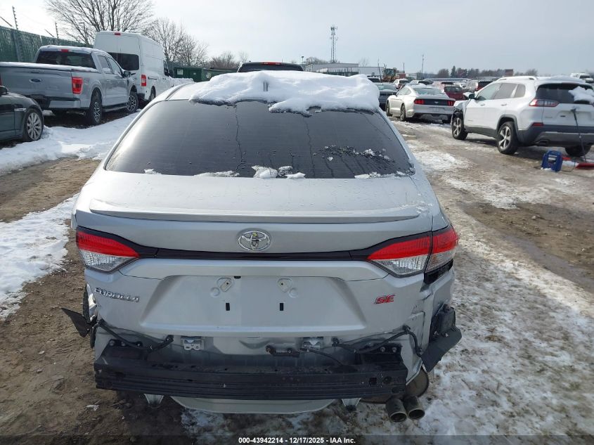 2022 Toyota Corolla Se VIN: JTDP4MCE1N3511935 Lot: 43942214