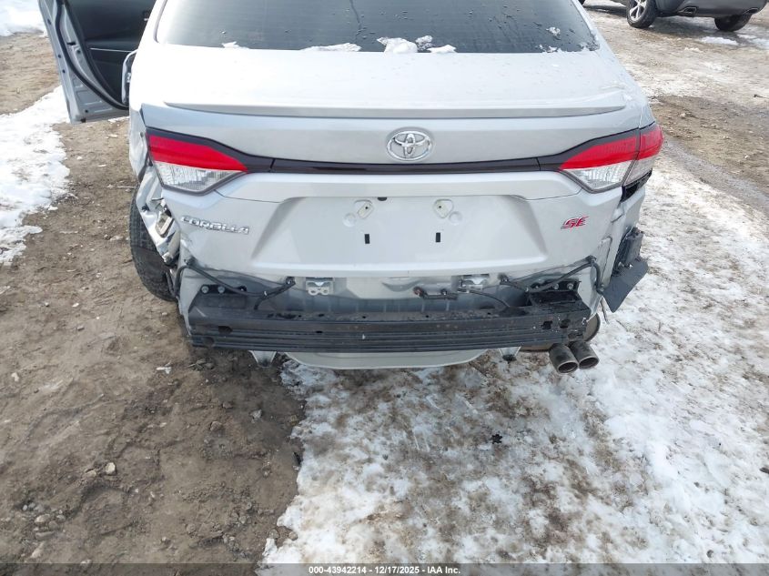 2022 Toyota Corolla Se VIN: JTDP4MCE1N3511935 Lot: 43942214
