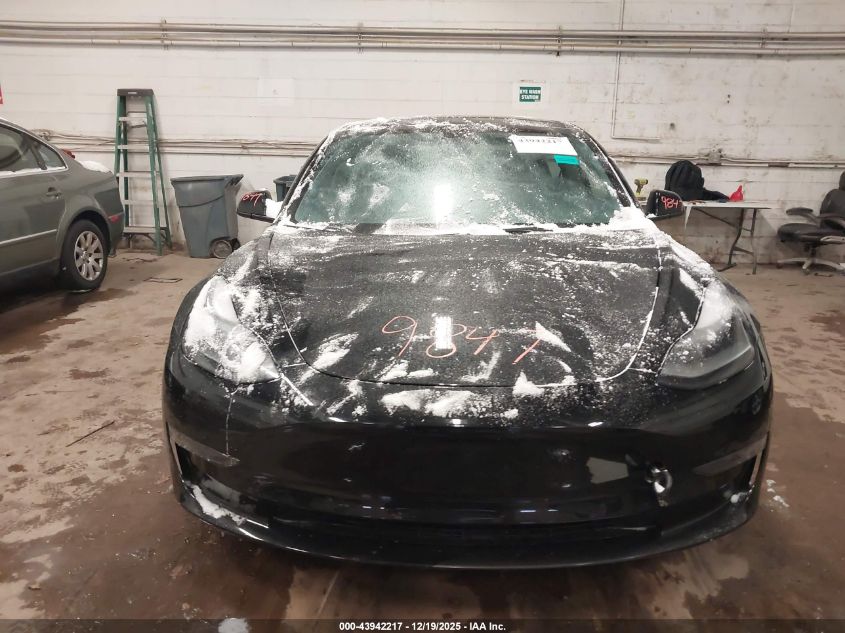 2022 Tesla Model 3 Long Range Dual Motor All-Wheel Drive VIN: 5YJ3E1EB4NF178971 Lot: 43942217
