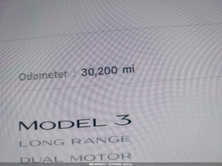 2022 Tesla Model 3 Long Range Dual Motor All-Wheel Drive VIN: 5YJ3E1EB4NF178971 Lot: 43942217