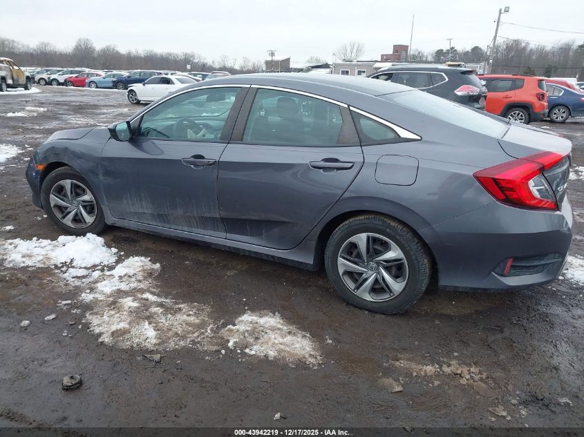 2019 Honda Civic Lx VIN: 2HGFC2E60KH580263 Lot: 43942219