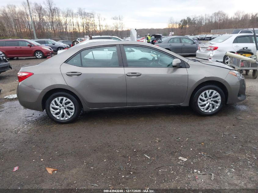 2018 Toyota Corolla Le VIN: 5YFBURHE5JP765763 Lot: 43942246