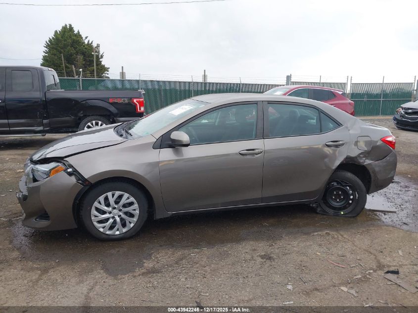 2018 Toyota Corolla Le VIN: 5YFBURHE5JP765763 Lot: 43942246