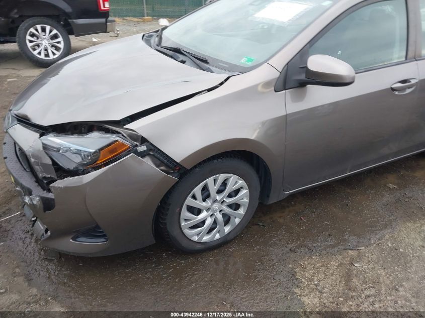 2018 Toyota Corolla Le VIN: 5YFBURHE5JP765763 Lot: 43942246