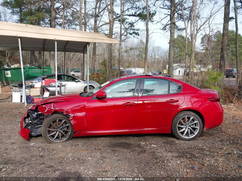 2022 Alfa Romeo Giulia Ti Awd VIN: ZARFANBN2N7659781 Lot: 43942247