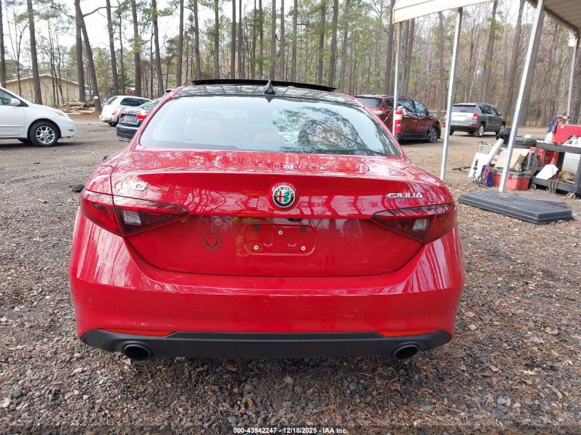 2022 Alfa Romeo Giulia Ti Awd VIN: ZARFANBN2N7659781 Lot: 43942247