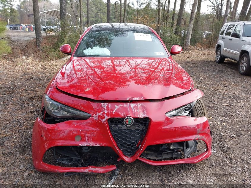 2022 Alfa Romeo Giulia Ti Awd VIN: ZARFANBN2N7659781 Lot: 43942247