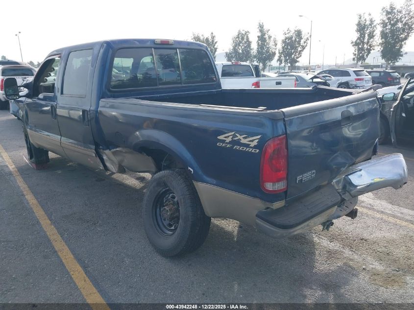2001 Ford F-250 Lariat/Xl/Xlt VIN: 1FTNW21F31EB81893 Lot: 43942248
