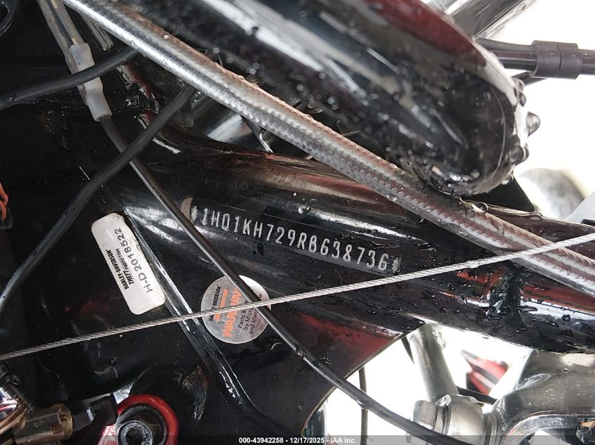 2024 Harley-Davidson Fltrx VIN: 1HD1KH729RB638736 Lot: 43942258