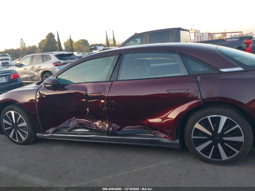 2025 Lucid Air Pure VIN: 50EA1PGA8SA005349 Lot: 43942260