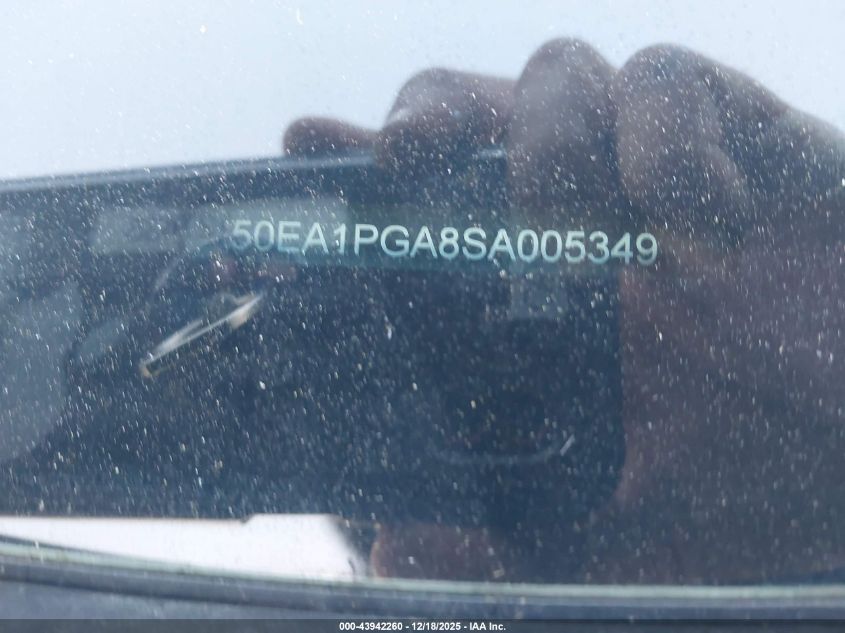 2025 Lucid Air Pure VIN: 50EA1PGA8SA005349 Lot: 43942260