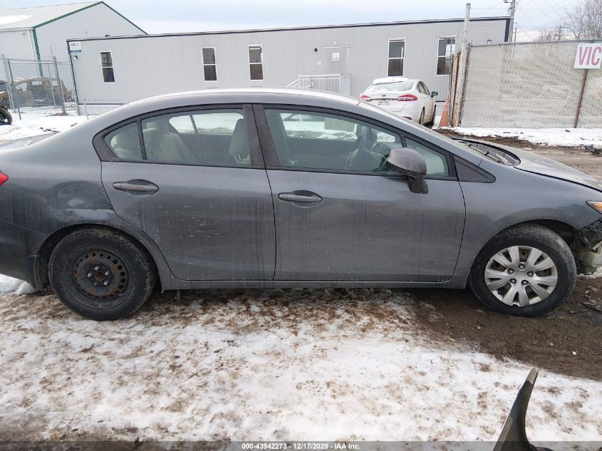 2012 Honda Civic Lx VIN: 19XFB2F55CE001367 Lot: 43942273