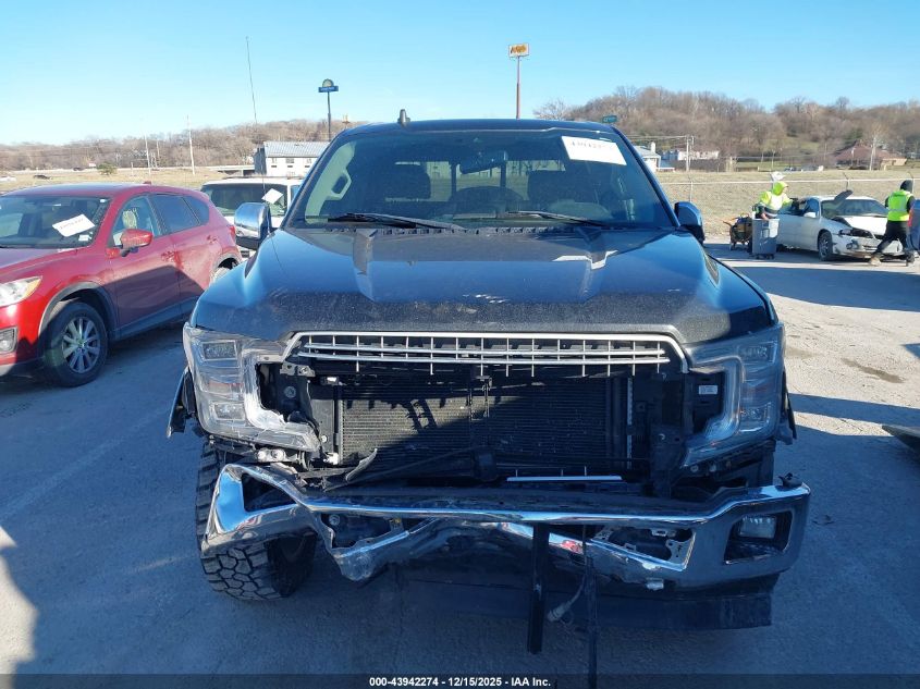 2019 Ford F-150 Lariat VIN: 1FTEW1E58KFB67303 Lot: 43942274