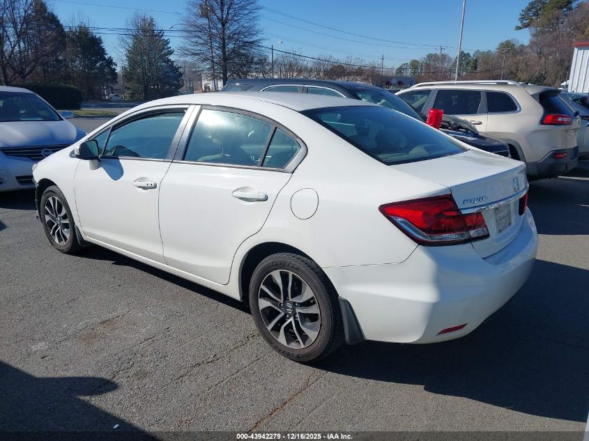 2015 Honda Civic Ex VIN: 2HGFB2F85FH501792 Lot: 43942279