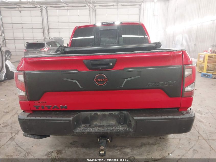 2023 Nissan Titan Pro-4X 4X4 VIN: 1N6AA1ED2PN102154 Lot: 43942297