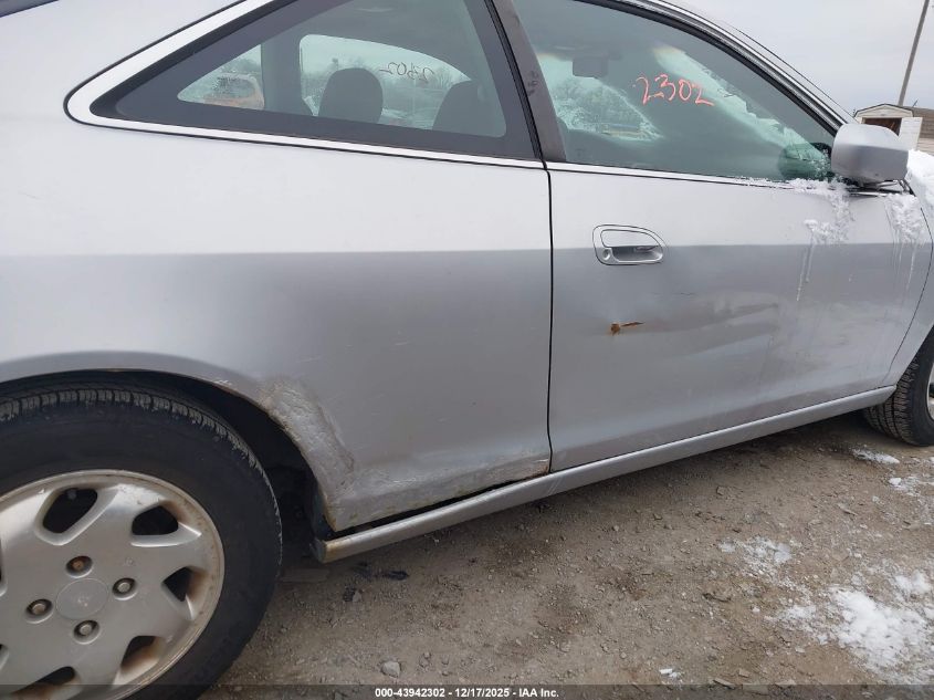 1999 Honda Accord Ex VIN: 1HGCG3252XA009856 Lot: 43942302