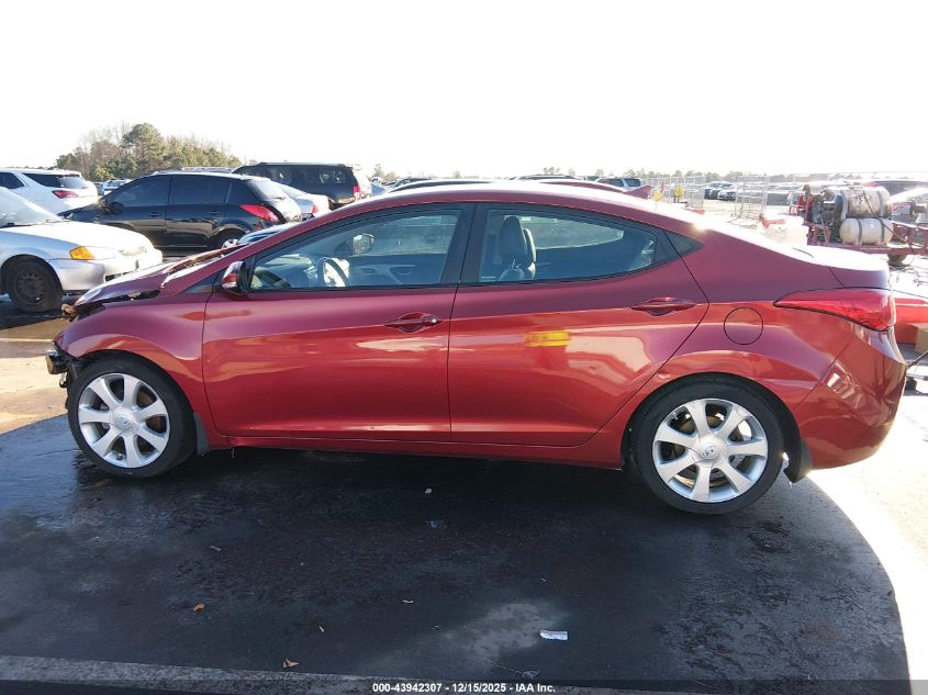 2013 Hyundai Elantra Limited VIN: 5NPDH4AE4DH315338 Lot: 43942307