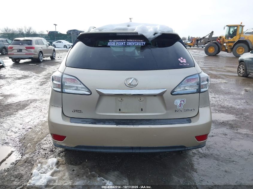 2011 Lexus Rx 350 VIN: 2T2BK1BA6BC082626 Lot: 43942314
