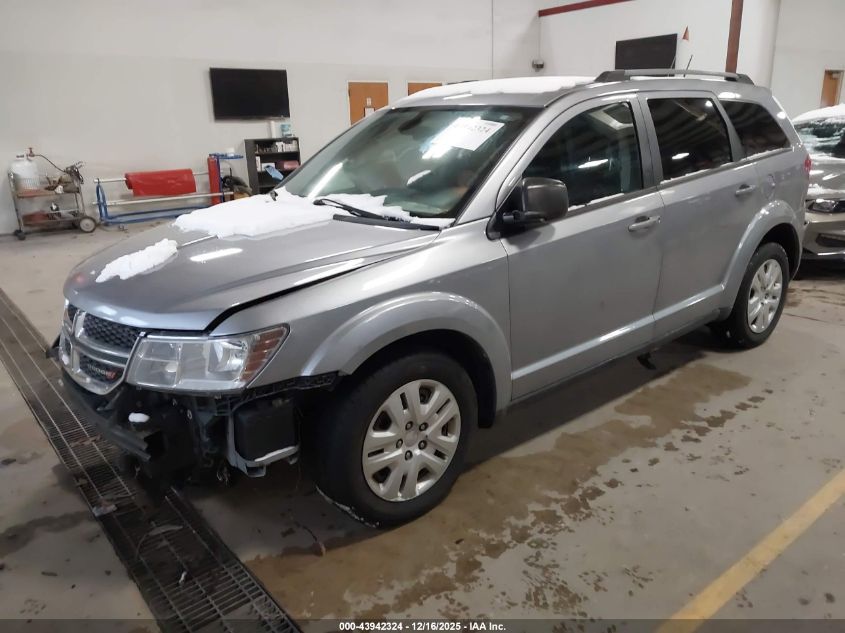 2018 Dodge Journey Se VIN: 3C4PDCAB0JT444746 Lot: 43942324