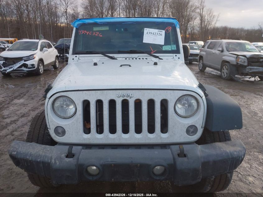2016 Jeep Wrangler Sport VIN: 1C4AJWAG3GL284197 Lot: 43942326